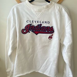 VINTAGE | Cleveland Indians Embroidered Crewneck Sweatshirt